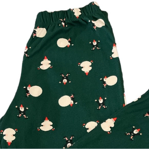 Santa/Gnome/Elf on a cloud graphic Sleep Bottoms - Picture 4 of 7